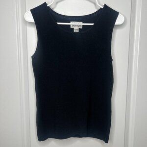 Vintage Chico's Design Black Sleeveless Top Women's Size 0 / Small Business